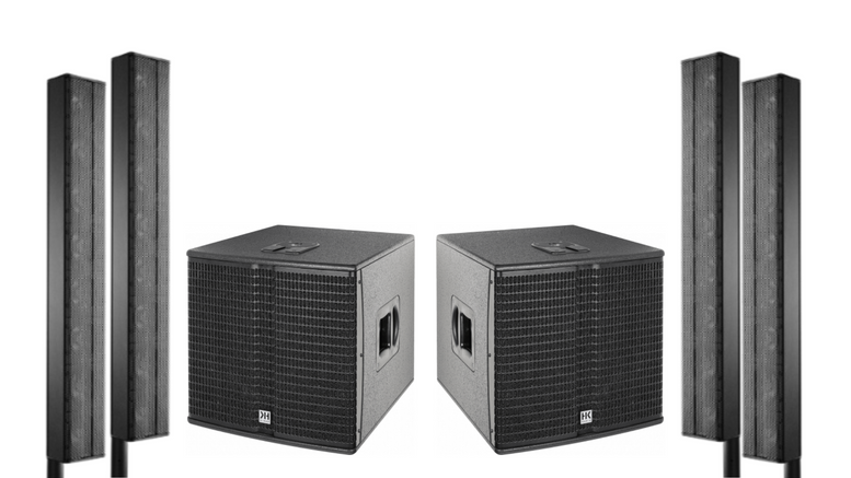 LOCATION PACK HK AUDIO E835SAT x4 + E115SUB-D x2