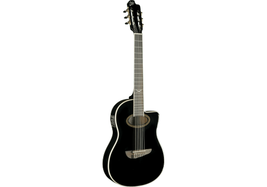 EKO Guitare Nylon cutaway electro See Through Black