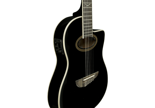 EKO Guitare Nylon cutaway electro See Through Black