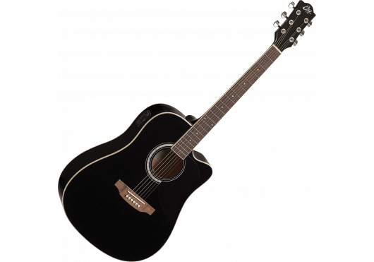 EKO Guitare électro Ranger Cutaway EQ Black