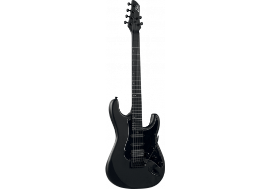EKO Guitare Electrique Type Strat Aire Stealth noir mat - HSS rockbuckers