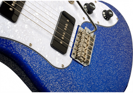 EKO Guitare Electrique Camaro VR P90 Blue Sparkle