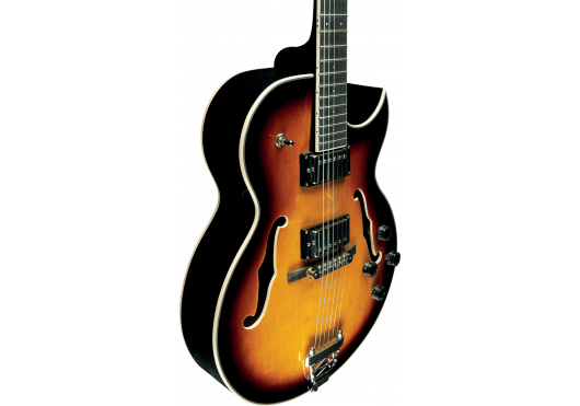 EKO Guitare Electrique Tribute Hollowbody Sunburst