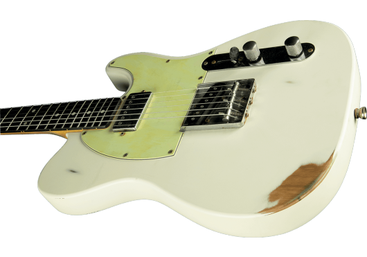 EKO Guitare Electrique Type Tele Tero Relic Olympic White