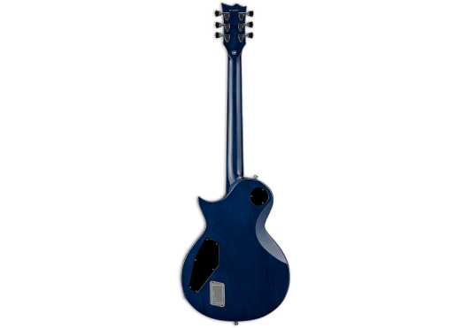 ESP E-II Eclipse Burled Maple Blue Natural Fade