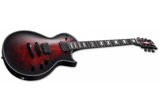 ESP Guitare électrique E-II Eclipse QM Fluence See Thru Black Cherry