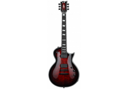 ESP Guitare électrique E-II Eclipse QM Fluence See Thru Black Cherry