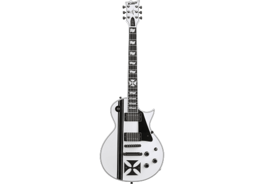 ESP Signature James Hetfield Ironcross snow white