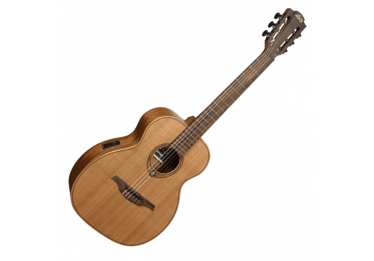 LAG Guitare acoustique Escapade Nylon Red Cedar Électro