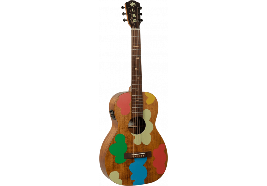 LAG Guitare parlor Signature VIANNEY Electro-acoustique Édition Limitée