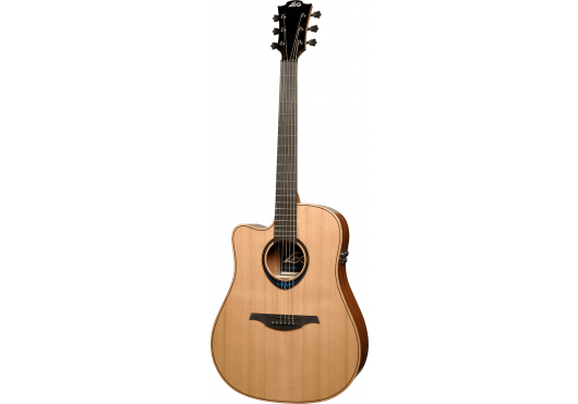 LAG Guitare acoustique BlueWave 2 Dreadnought Pan Coupé Électro Gaucher