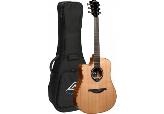 LAG Guitare acoustique BlueWave 2 Dreadnought Pan Coupé Électro Gaucher