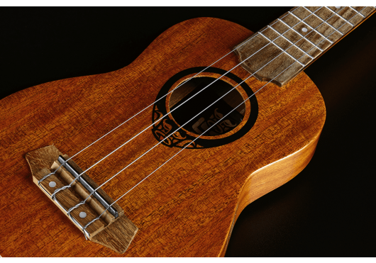 LAG Ukulele Soprano slim arch back
