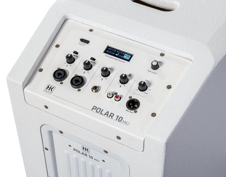 HK AUDIO système à colonne amplifié POLAR 10 MK2 ( BLANC )