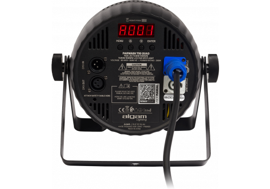 ALGAM LIGHTING PAR Wash 7x 30W RGBWW 4-en-1, optique 15°