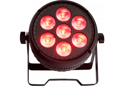 ALGAM LIGHTING PAR Wash 7x 30W RGBWW 4-en-1, optique 15°