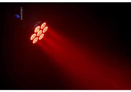 ALGAM LIGHTING PAR Wash 7x 30W RGBWW 4-en-1, optique 15°