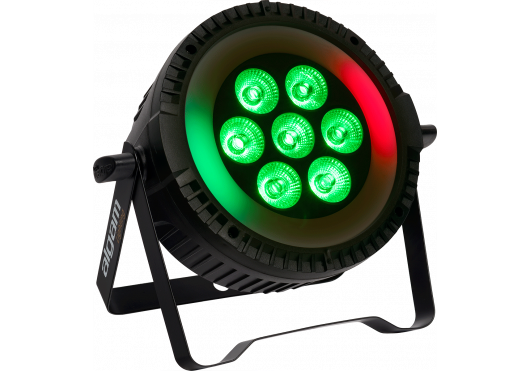 ALGAM LIGHTING PAR Wash 7x 6W + anneau Led