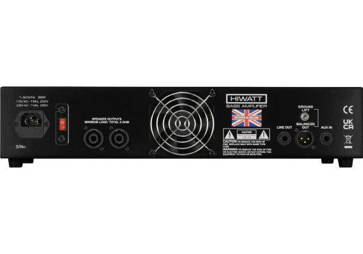 HIWATT - Tête Bulldog 440H Rack - 400w égaliseur graphique