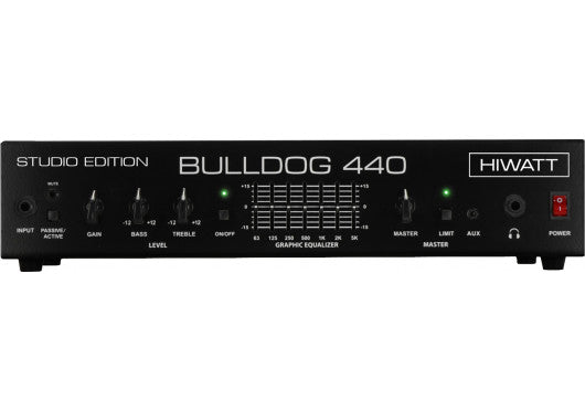 HIWATT - Tête Bulldog 440H Rack - 400w égaliseur graphique