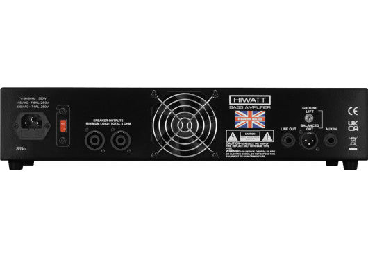 HIWATT - Tête Bulldog 770SH - Rack 800w égaliseur graphique