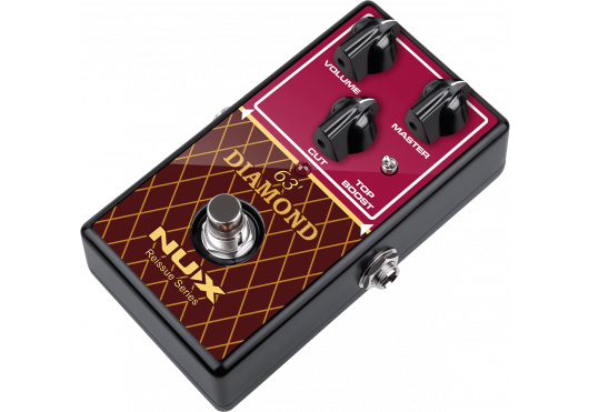 NUX Pédale d'overdrive analogique type ampli à lampes Diamond 63 British