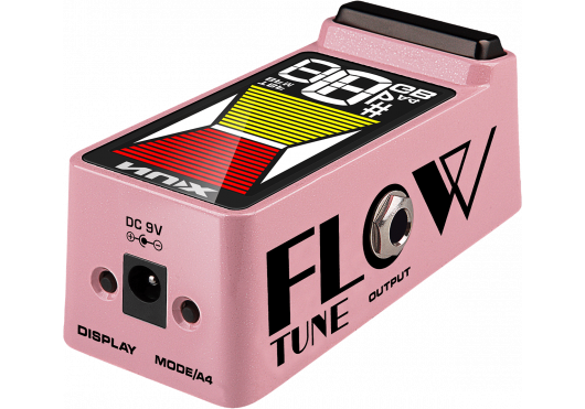 NUX Pédale accordeur guitare compact LCD couleur - rose