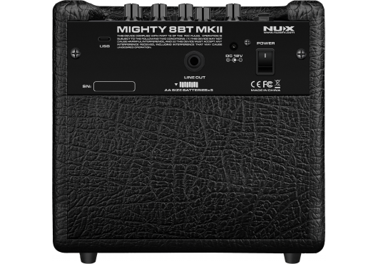 NUX Ampli guitare portable 8 watts 2 canaux bluetooth