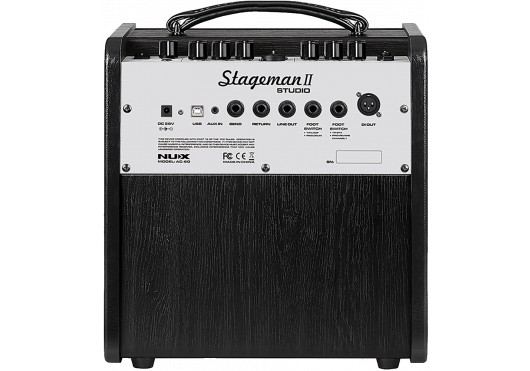 NUX Ampli guitare acoustique 60 watts 2 canaux + Bluetooth + effets/looper