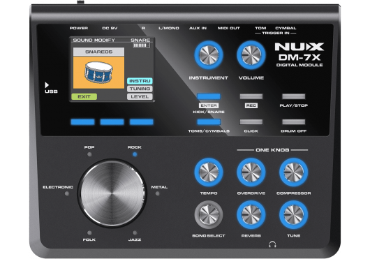 NUX Batterie Electronique DM-7X