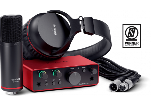 Pack studio scarlett SOLO 4ème génération