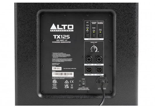 Subwoofer actif ALTO Professional TX12S