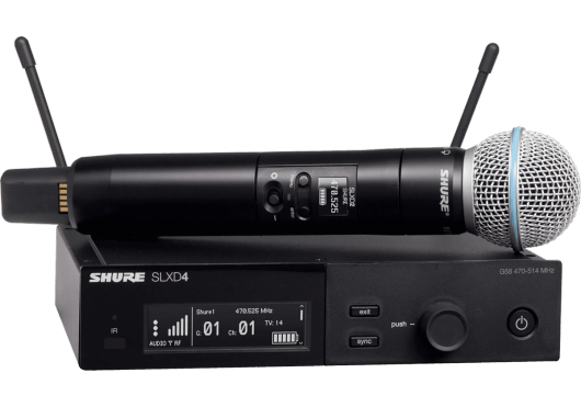 SHURE système HF emetteur main Beta58