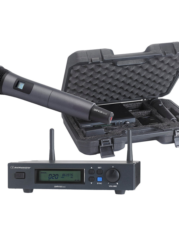 AUDIOPHONY PACK-UHF410-Hand-F8