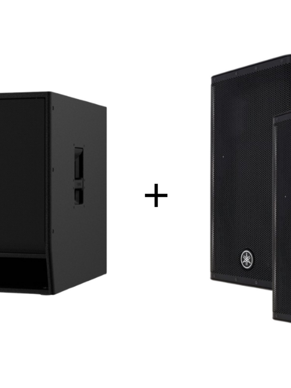 LOCATION PACK YAMAHA DXR12 x2 + CAISSON DXS18