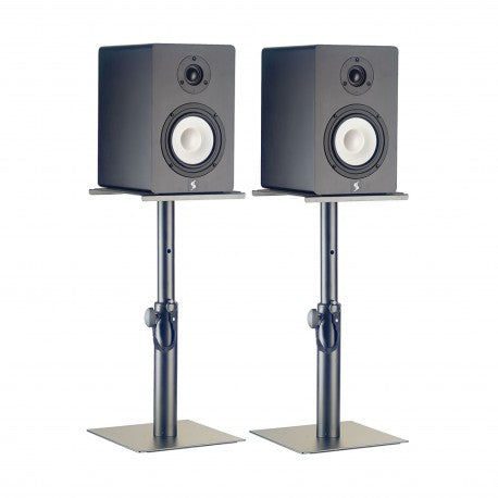 STAGG Paire de supports monitoring bas réglables