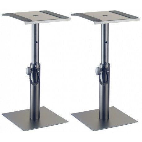 STAGG Paire de supports monitoring bas réglables