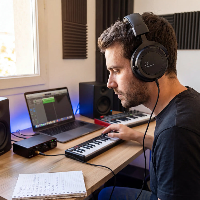 Audiophony STUDIO – Casque monitoring fermé, transducteurs de 50 mm