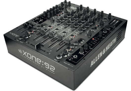Table de mixage DJ 4 voies stéréo, 2 aux, 2 out stéréo, EQ 4-bandes