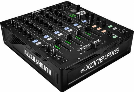 Console DJ 4 + 1 voies stéréo, 2 sorties stéréo, FX, USB