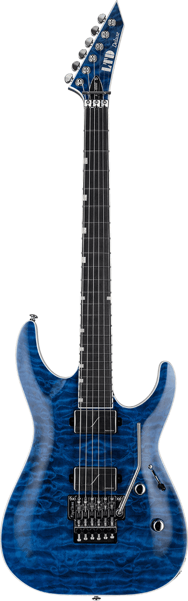 Guitare Électrique Mh-1000 Qm Black Ocean