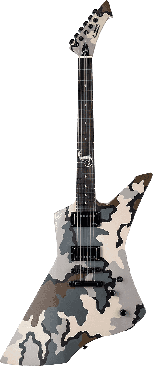 Guitare Électrique Signature James Hetfield Snakebyte Camo