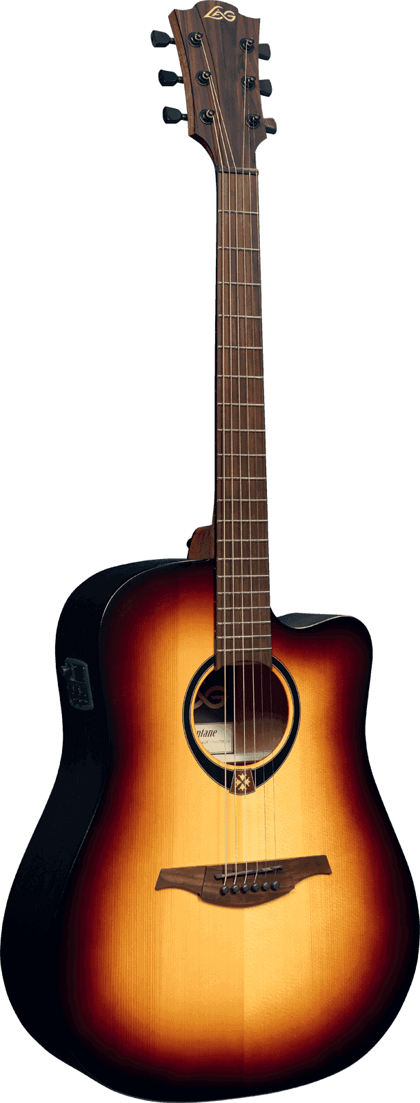 Dreadnought Cutaway Electro Brown Burst