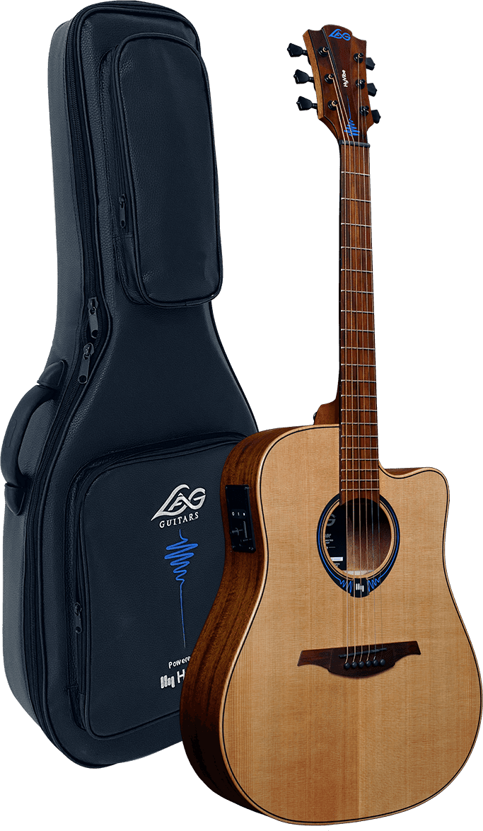 Hyvibe 10 Dreadnought Cutaway Electro