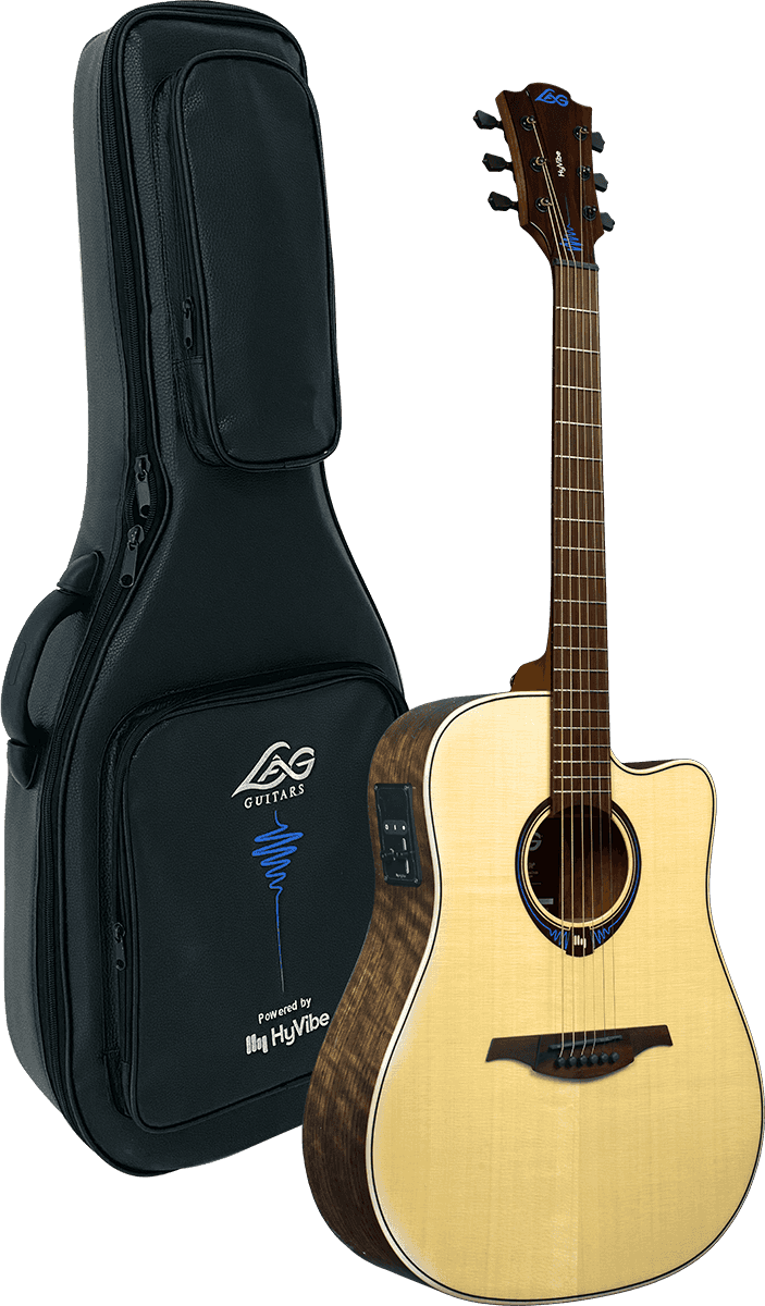 Hyvibe 20 Dreadnought Cutaway Electro