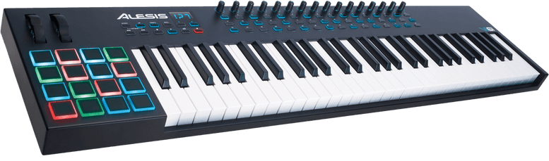 Clavier-Maître Usb Midi 61 Notes, 16 Pads, 16 Pot., 48 Boutons Assignables