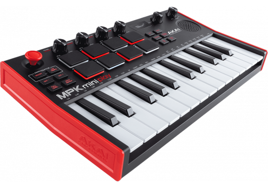 Clavier maître USB 25 mini touches, 8 pads, écran LED, 128 sons