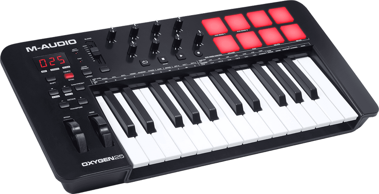 Clavier maître USB-Midi 25 notes 8 pads/pots