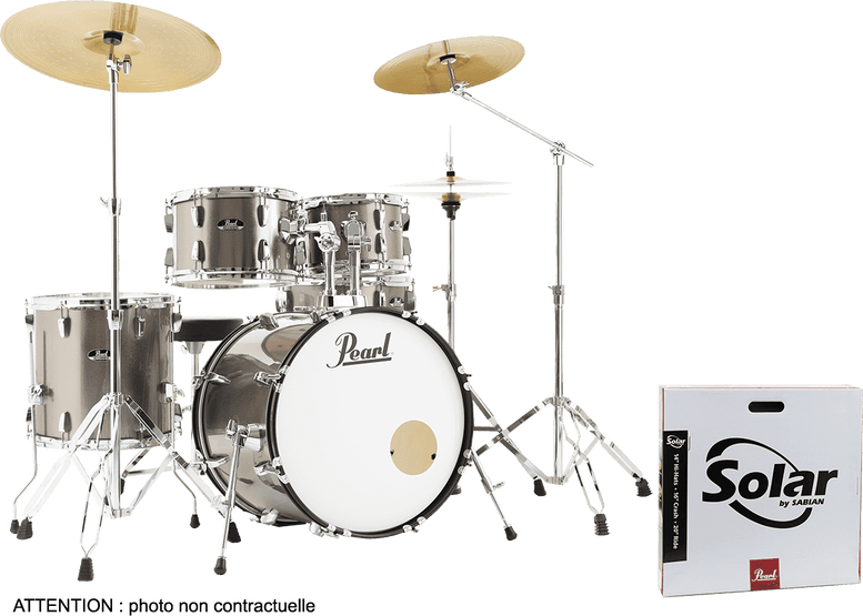 Batterie Roadshow 5F Fusion 20" + B-50 + Ride 20" Solar Bronze Metallic