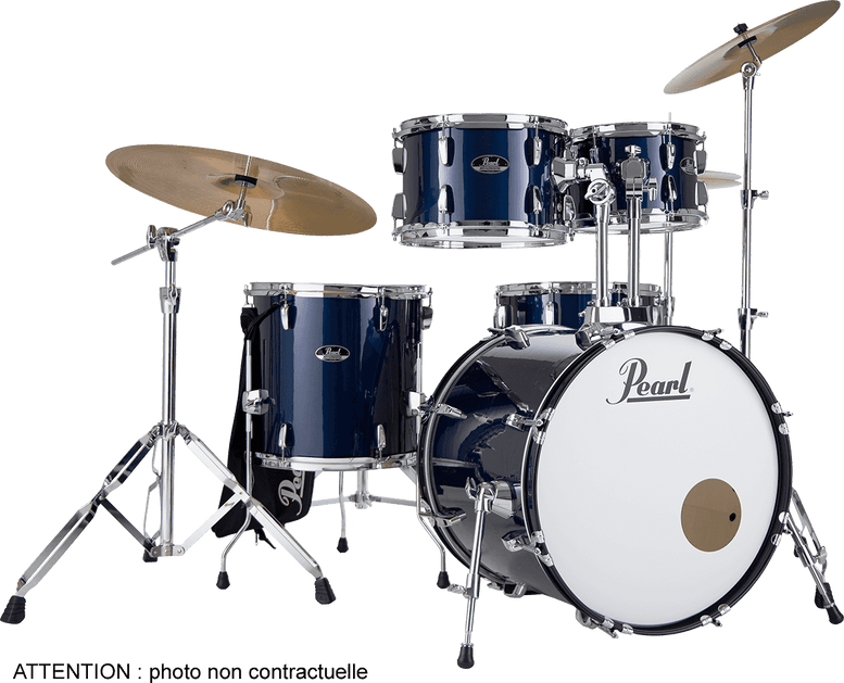 Batterie Roadshow 4F Fusion 20" + B-50 + Ride 20" Solar Royal Blue Metallic